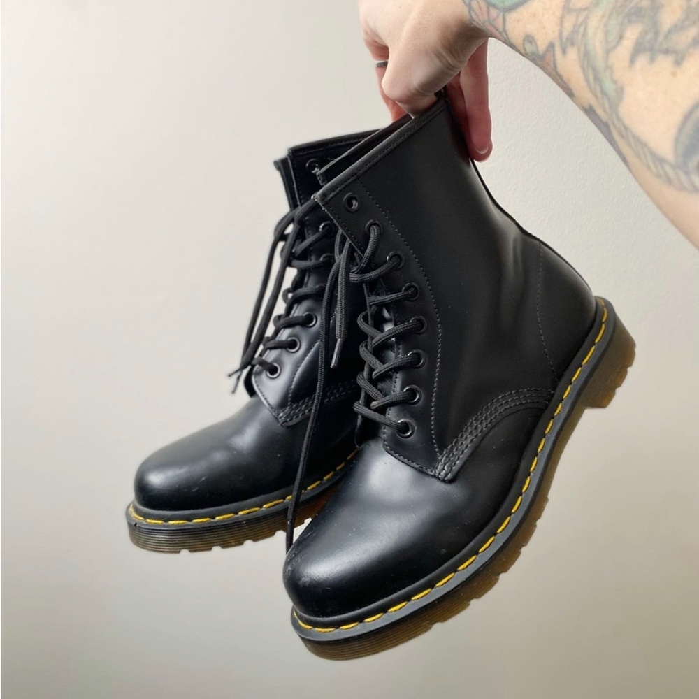 Dr. Martens Classic Black Lace-Up Boots